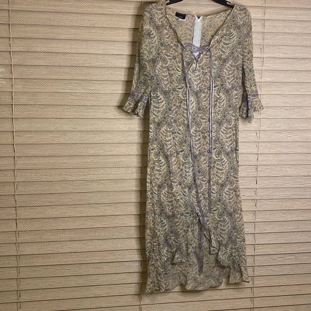 90’s vintage RARE asymmetrical mini dress